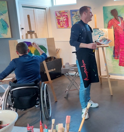 Schilderlessen en Den Haag, Wassenaar